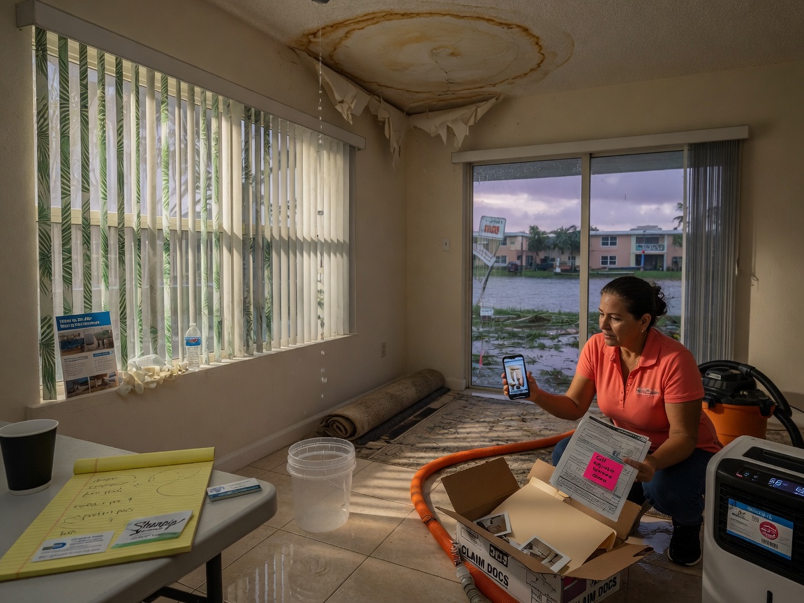 Insurance Claim Tips For Storm Related Water Damage In Miami