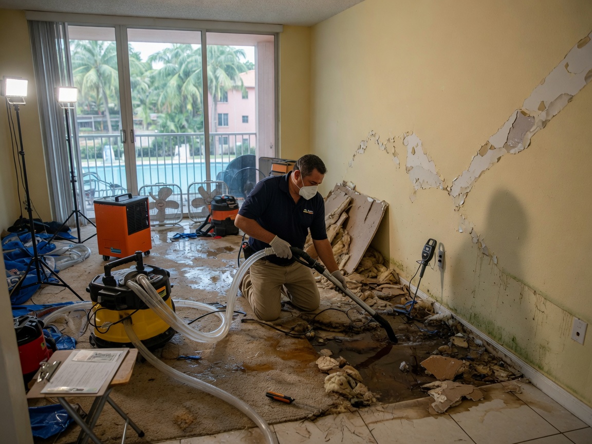 Water Damage Restoration in Dania, FL 33004